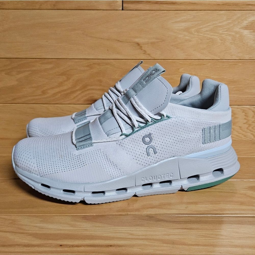 On Running Cloudnova Undyed White Glacier Running Shoe Sneaker 269788 - Picture 7 of 13